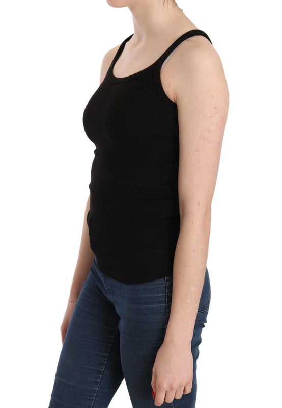 100% Authentic PINK MEMORIES Blouse
  Round neck sleeveless design with spaghetti straps
  Beautiful black color
  Made from 100% cotton
  Subtle logo details
  Versatile and easy to pair with different outfits
  Comfortable and breathable
  Perfect for women who appreciate Quality fashion
Material: 100% Cotton