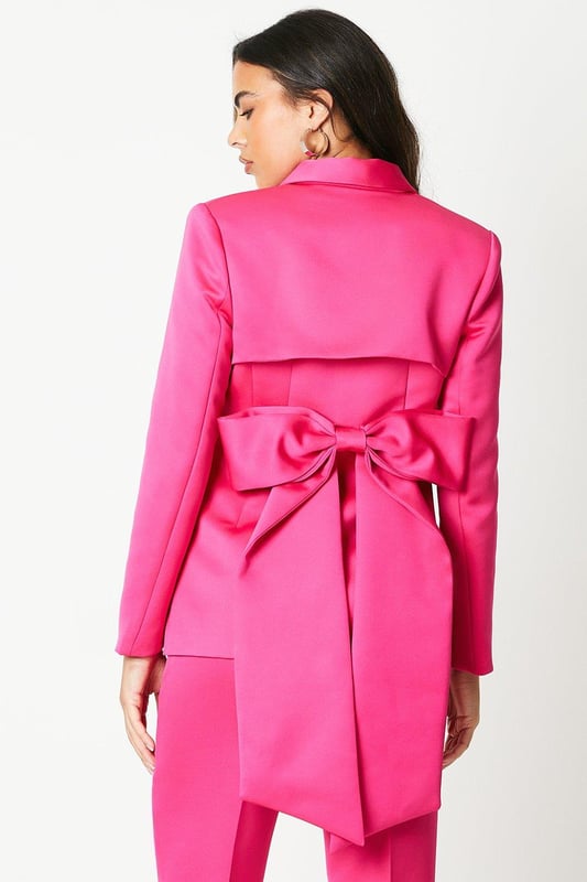 Ted baker structured bow waist jacket sale