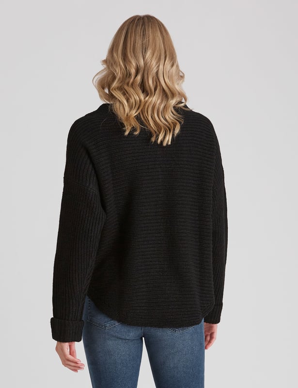 Womens Rivers Funnel Neck Jumper
