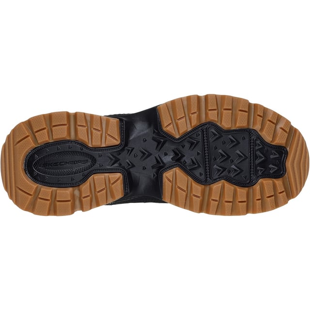A sporty classic look gets an upgrade in durable comfort with Skechers Vigor AT. This slip on features a suede upper with a Skechers Air-Cooled Memory Foam comfort insole