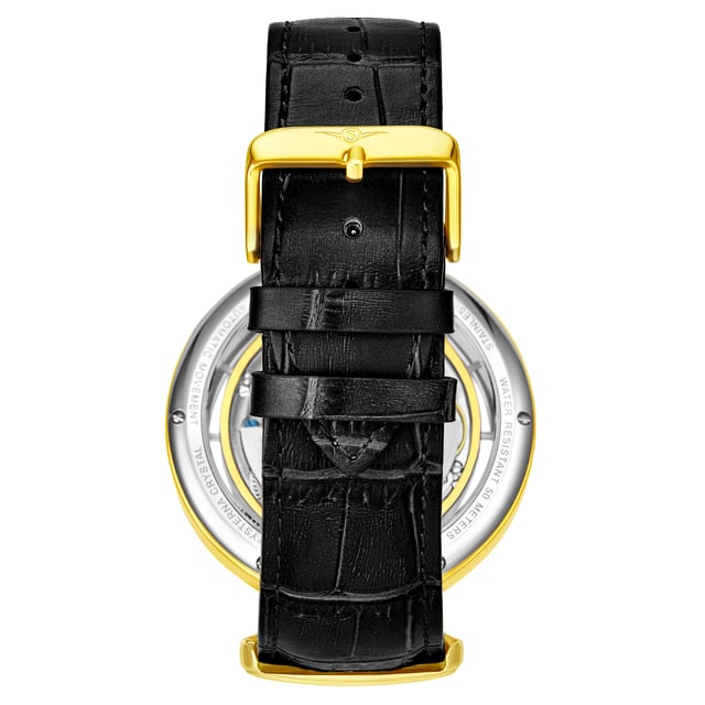 Gold Emperor s Grandeur Automatic 49mm Skeleton