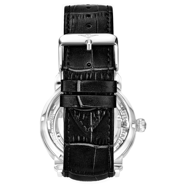 Silver and Black Anatol Automatic 46mm