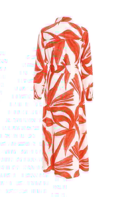 - Tropical print - Collar neckline - Shirt style - Long sleeve - Model height: 5' 7" - Model wears uk 8 / us 4 / eur 36 - Always check the care wash label. cool hand wash with mild detergent