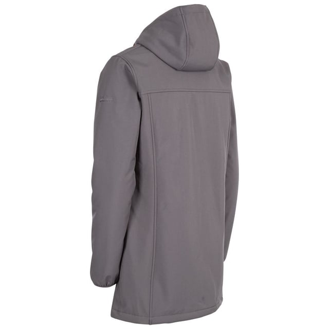 Adjustable grown on hood. 2 zipped pockets. Binding at cuffs. Chin guard. Contrast Bonded fake fur back. 96% polyester, 4% elastane. TPU membrane.