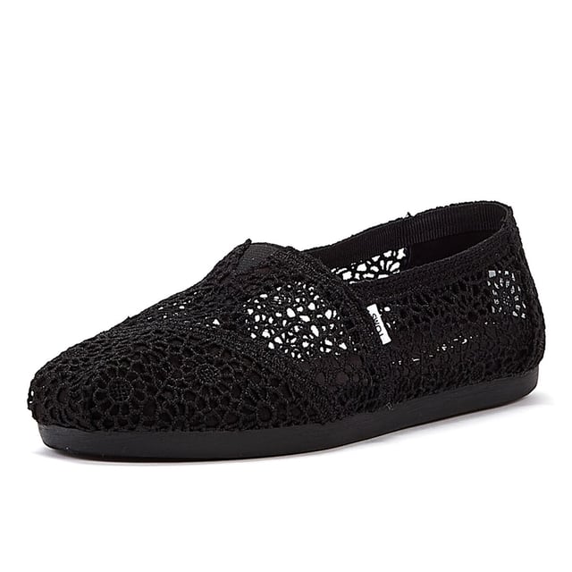 Experience ultimate comfort and style with our exquisite crochet uppers, complemented by the cutting-edge TOMS CloudBound Sole. Crafted to provide exceptional comfort, cushioning, and traction, these shoes are a true delight for your feet. The textile upper is not only trendy but also 100% vegan, making it a perfect choice for conscious consumers. With a removable insole and elastic gore for effortless on-and-off, these shoes are designed to enhance your convenience. Step into a world of comfort and sustainability with our remarkable footwear.
