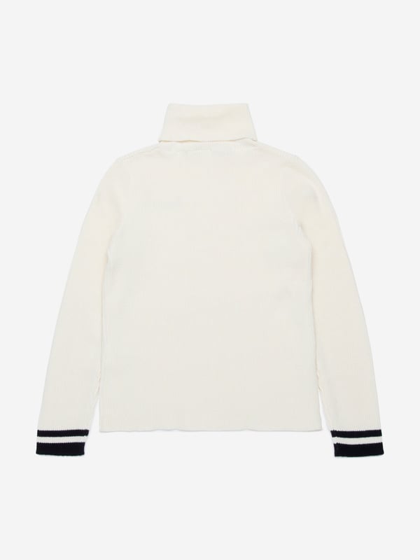 Discover the epitome of elegance with the Marni Girls Knitted Roll Neck Jumper in Ivory, meticulously crafted for AW2024. Tailored to enhance any girl's wardrobe with its sophisticated charm and quality: Luxurious Knit: Expertly woven with premium fabrics for a soft, sumptuous feel. Elegant Ivory: A classic, versatile shade that complements any outfit. Timeless Roll Neck: Offers warmth and style, perfect for cooler days.Elevate her style with this exquisite Marni creation. Order now and wrap your young one in luxury!