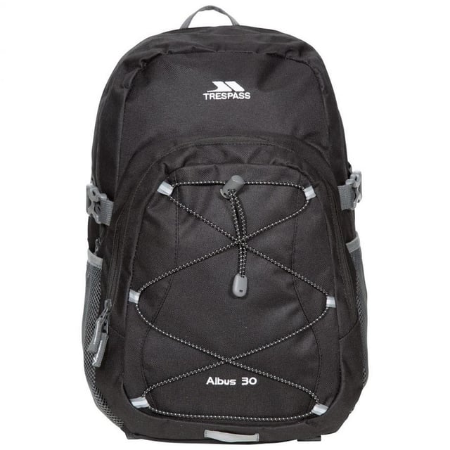 30 liter verstelbare rugzak. Multifunctioneel. 3 ritssluitingen. Interne zakken. Interne sleutelhanger. 600D polyester.