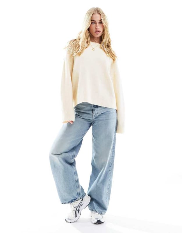 Jumpers & Cardigans by ASOS DESIGN In knit to win knit Crew neck Drop shoulders Boxy fitSold By: Asos