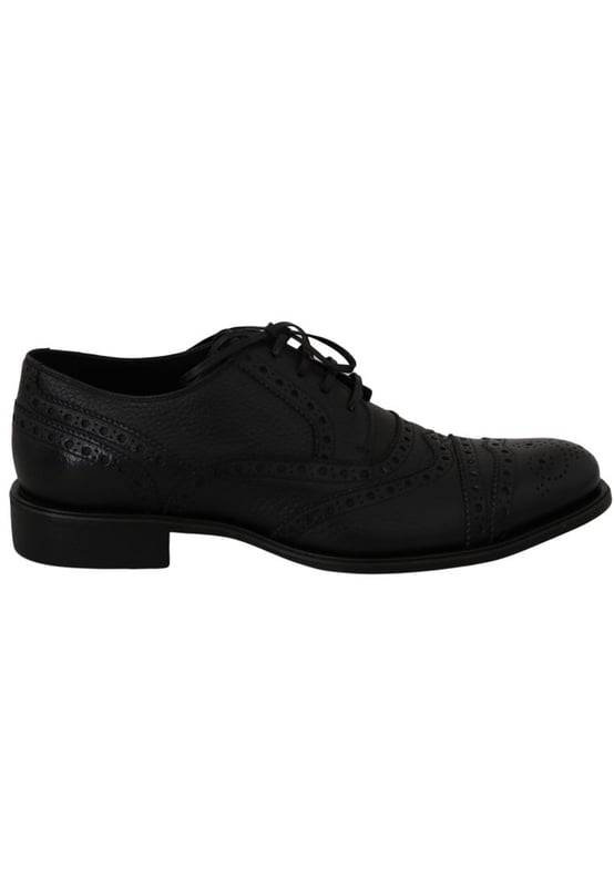 Brand: Dolce & Gabbana
  Model: Derby Taormina wingtip dress formal
  Color: Dark Blue
  Material: 100% Leather
  Leather and rubber sole
  Logo details
  Made in Italy