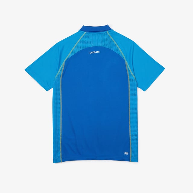 Performance & Assets Players The player’s offer is the perfect outfit to perform on court. It’s a mix of heritage’ Lacoste design and technical fabrics. Regular fit: natural ease on body Team Lacoste Players' polo dedicated to ATP tournaments New light piqué knit for a maximum of comfort during your matches under high temperatures Functional mesh panels at sides and back for breathability Ultradry property : moisture management performance you need to play at your best Eco responsible fabric : recycled polyester Contrasted flat seams in order to reduce skin irritation when you play New green silicone crocodile New grand tournament Lacoste wording at back neckline with herringbone effect