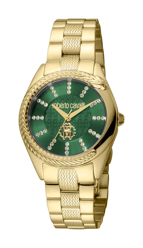 roberto cavalli レディース腕時計 Roberto Cavalli Fashion Watch Quartz Silver Dial Ladies