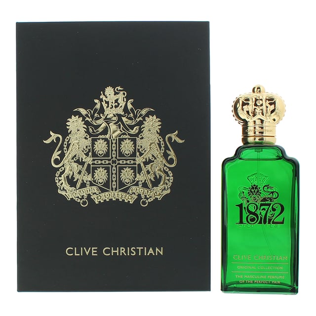 1872 Masculine by Clive Christian, launched in 2001, is a Citrus Aromatic fragrance for men. Created by Geza Schoen, this fragrance is suitable for Spring or Summer and is mostly worn during the day. Top notes of this fragrance are Nutmeg, Pepper, Mandarin Orange, Galbanum, Pineapple, Lavender, Rosemary, Peach, Bergamot, Grapefruit, Lime and Petitgrain. Middle notes are Jasmine, Cyclamen, Freesia, Tagetes and Clary Sage with base notes of Patchouli, French Labdanum, Amber, Virginia Cedar, Musk and Olibanum.