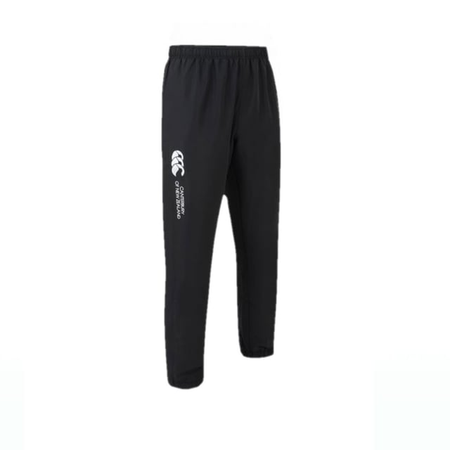 Canterbury Unisex Adult Cuffed Ankle Tracksuit Bottoms Black White