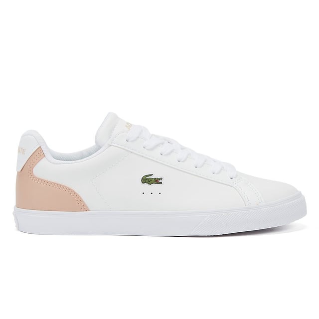 The Lacoste Lerond Pro BL23 1 CFA Women's White/Ltl Pink Trainers are crafted from high-quality leather and feature a clean white colorway with a subtle pop of light pink that adds a touch of playfulness. The design of the Lerond Pro BL23 1 CFA trainers is sleek and streamlined  with a low-cut profile that offers a modern look. The Lacoste crocodile logo is embroidered on the side of the shoe  adding a touch of brand recognition and flair. The shoe also features a cushioned insole for added comfort and support during prolonged wear. These trainers are versatile and suitable for a range of occasions  from casual outings to more formal settings. They can be paired with a variety of outfits  from jeans to dresses  to add a touch of sports-inspired style.