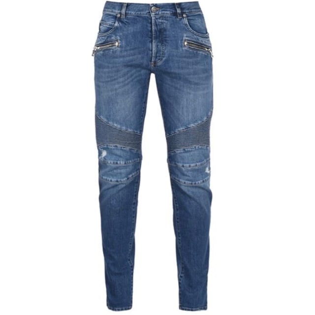 Balmain best sale blue jeans