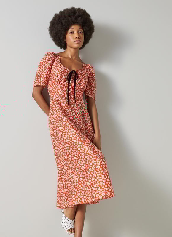 LK Bennett Julien Dresses Red