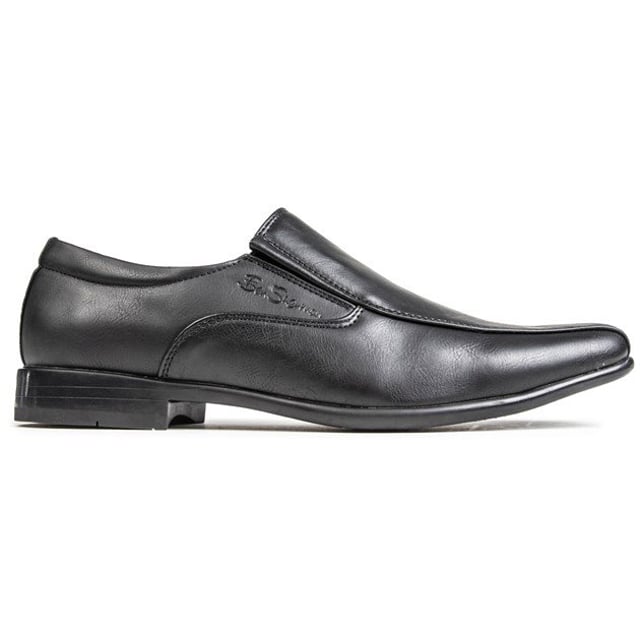 Ben sherman black leather shoes hot sale