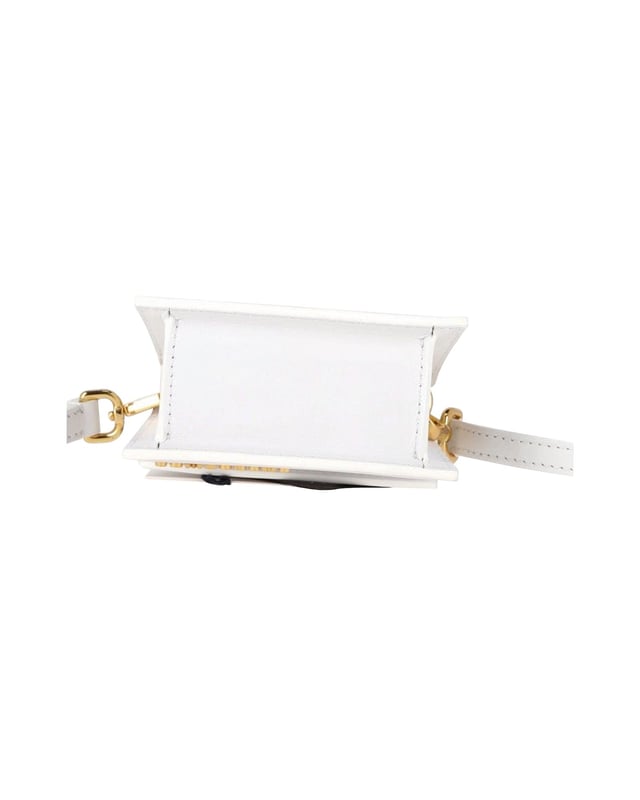 Embrace the minimalist trend with the Jacquemus Le Chiquito Mini Top Handle Bag in White Leather. Crafted from luxurious white leather, this mini bag exudes understated elegance and sophistication. The top handle adds a chic and refined touch to your ensemble, while the removable shoulder strap allows for versatile wear.
*with dust bag
Jacquemus Le Chiquito Mini Top Handle Bag in White Leather
Color: White
Material: Leather
Condition: New with tag
Sign of wear: No
SKU: 358326 / NAPBKGBBA345477W  
Dimensions:  Length: 150 mm, Width: 80 mm, Height: 130 mm
Size: One Size