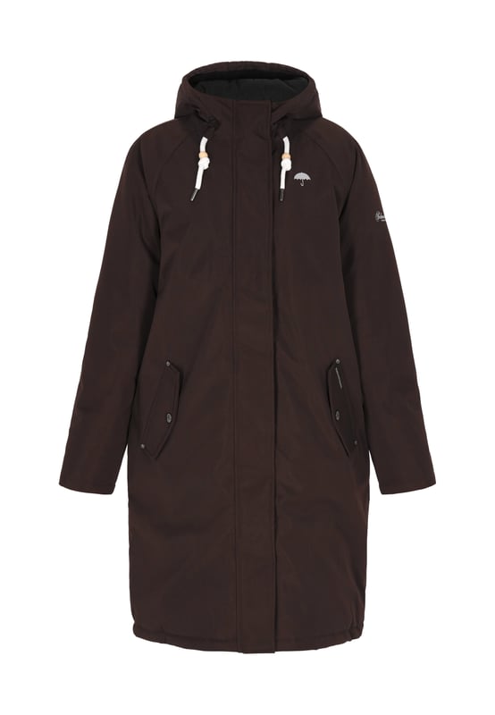 Entdecken Sie den ultimativen Winterparka für Outdoor-Abenteuer. Diese wind- und wasserdichte Jacke mit bequemer Kapuze mit Kordelzug und Frontreißverschluss besteht aus wasserdichtem Material mit einer Wassersäule von 5000 mm. Dank funktioneller Pattentaschen und Stehkragen sorgt es für Wärme und Stil. Lange Ärmel und anliegende Bündchen machen es perfekt für jedes unvorhersehbare Wetter.  Winterparka