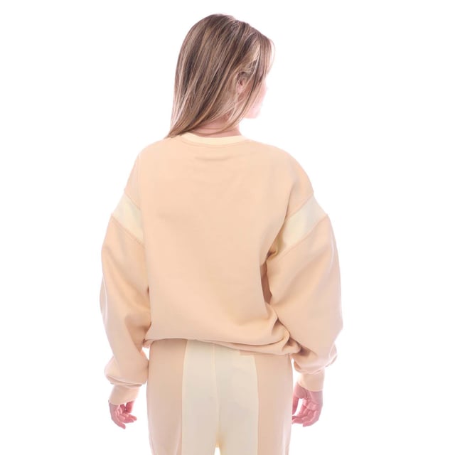 Ambrush Varsity Crewneck Sweatshirt in off white.- Ribbed crew neck.- Ribbed cuffs and hem.- Multi-panel design.- 100% Cotton.- Ref.: BWBA0160011702