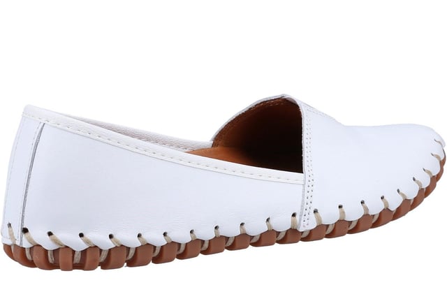 These Riva Texas shoes offer a blend of timeless style and modern comfort, making it a versatile addition to any wardrobe. Crafted with a premium leather upper and featuring a distinctive tied sole, this shoe delivers a sophisticated finish to elevate any outfit. 
 - Leather upper 
 - Lining 
 - Elasticated detailing 
- Slip On design 
 - Intricated stitch detailing 
 - Durable rubber outsole