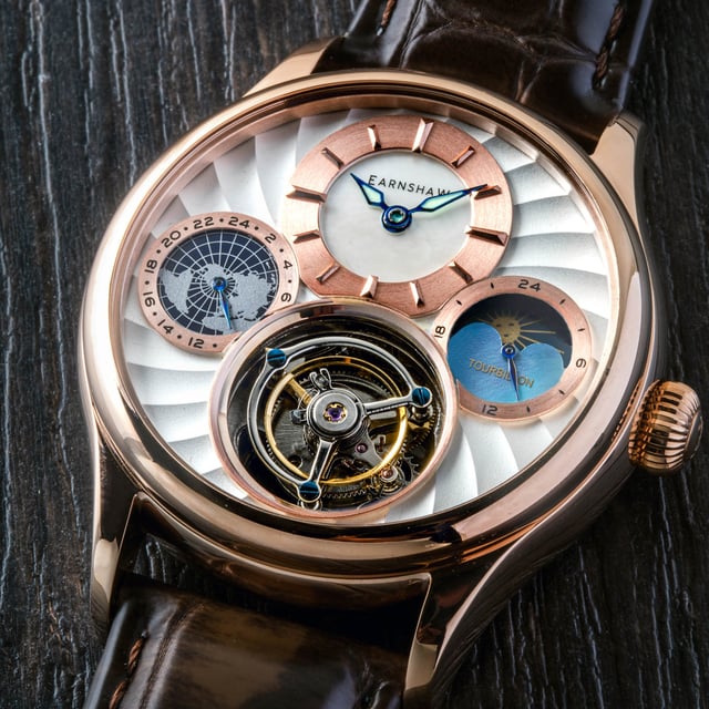 Collection: Celestial Huggins 
Model: Es-8261-02
Movement: Mechanical 
Case Material: Stainless Steel
Case Diameter (mm): 43
Case Thickness (mm): 12
Case Shape: Round
Case Color: Rose Gold
Dial Color: White
Band: Genuine Leather Strap
Band Color: Brown
Buckle: Butterfly Clasp With Push Button
Band Width (mm): 22
Water Resistance: 5 Atm
Watch Weight (g): 140
Warranty: 2 Years International Warranty