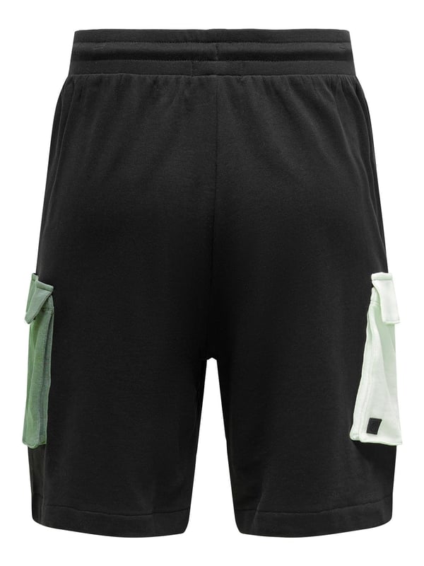 Introducing Only & Sons men’s cargo combat shorts - the ultimate solution for those seeking comfort and style in their summer wardrobe. Made from 100% cotton, these knee-length shorts offer a relaxed fit that's not too loose and not too tight - the perfect balance for a casual and laid-back style.

The elasticated waistband comes equipped with metal eyelets and aglets drawstring closure, ensuring that your shorts stay in place all day long. The stylish contrast colour cargo pockets add a designer touch and offer plenty of space to store your phone, wallet, and keys. With two front pockets and two side flap cargo pockets, you'll never be short of storage options.

These shorts are versatile and can be worn for various occasions such as jogging, running, sports, gym, lounge-wear, outdoor activities, casual outings, and more. Plus, they are easy to care for - simply toss them in the washing machine for a hassle-free cleaning experience.