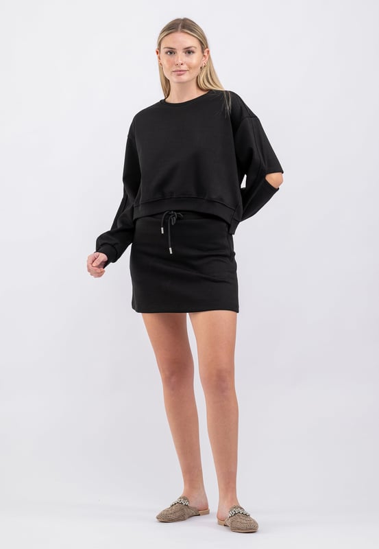 Tom Barron Dames Stijlvolle tweedelige set met rok