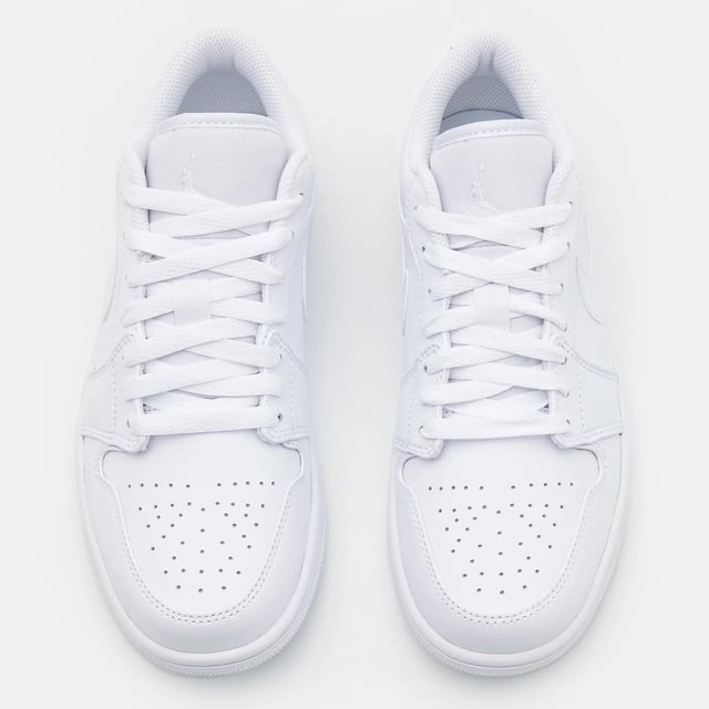 Nike air jordan 1 discount low trainers in white