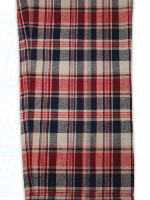 Navy beige & red brushed check unisex lounge pants by Vanilla Park for Adults
There’s nothing cosier than check nightwear in the winter. Our Rayner pyjama trousers are made from brushed 100% cotton for a comfy, warm feel and are trimmed with navy cotton. Fully elasticated at the waist, with an adjustable front drawstring the trousers have two side pockets. Wear it with a jersey T-shirt for the perfect way to lounge or sleep when temperatures tumble.
100% Cotton
Machine Washable
Super soft luxury brushed cotton fabric
Comfortable jersey inner waistband
Unisex.