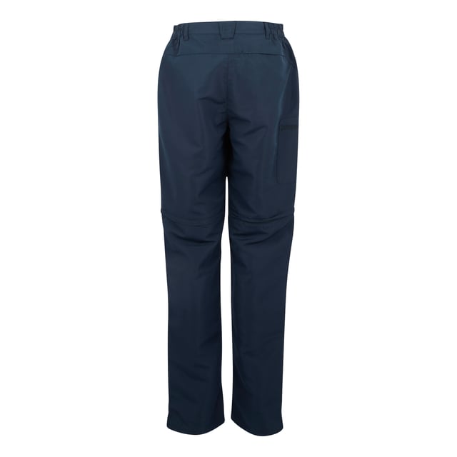 100% gerecycleerd polyester. Stof: Geweven. Ontwerp: Eenvoudig. 105gsm. Sluiting: Knoop, Ritsgat. Stoftechnologie: Kreukherstellend, Duurzame waterafstotende afwerking, Lichtgewicht, Sneldrogend, UV-bescherming, Waterafstotend. Riemlussen, afritsbare benen. Zakken: 2 Zijzakken, 1 Dijbeenzak, Rits. Waistline: Elastiek. Zoom: Aantrekkoord.