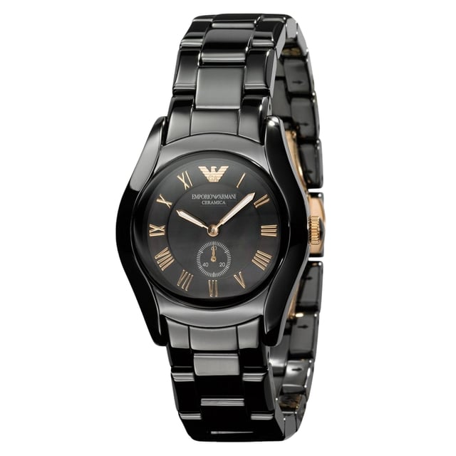 Emporio Armani AR1412 - Herrenuhr Quarz aus Keramik• Material: Keramik• Glas: Mineral• Armband: Keramik• Farbe: Schwarz• Wasserbeständigkeit: 30 m (3 ATM)• Gehäusegröße: 35 mm
