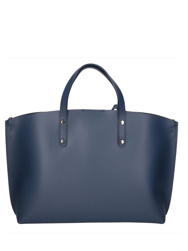 Bolso de mujeres con un solo compartimento sin forro en cuero Ruga genuino. Bolsa interna extraíble. Producto artesanal italiano. Hecho en Italia