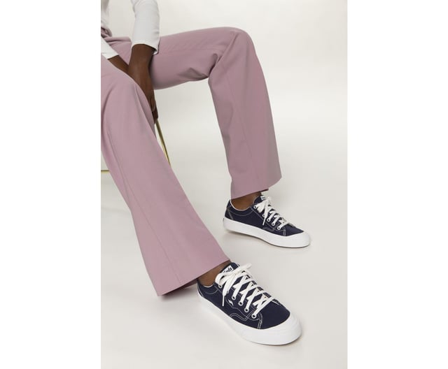 Keds Women s Crew Kick 75 Canvas Navy Shoes with Cushioned Footbed