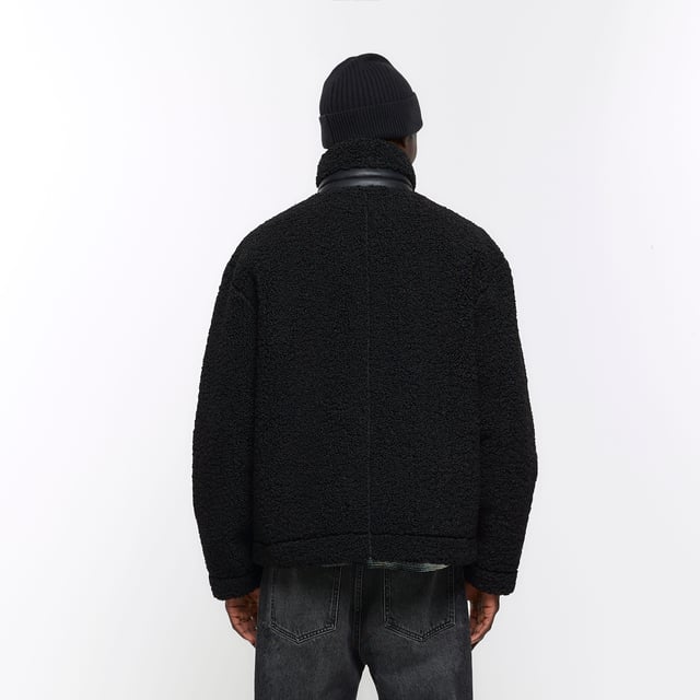 Borg jacket river island clearance