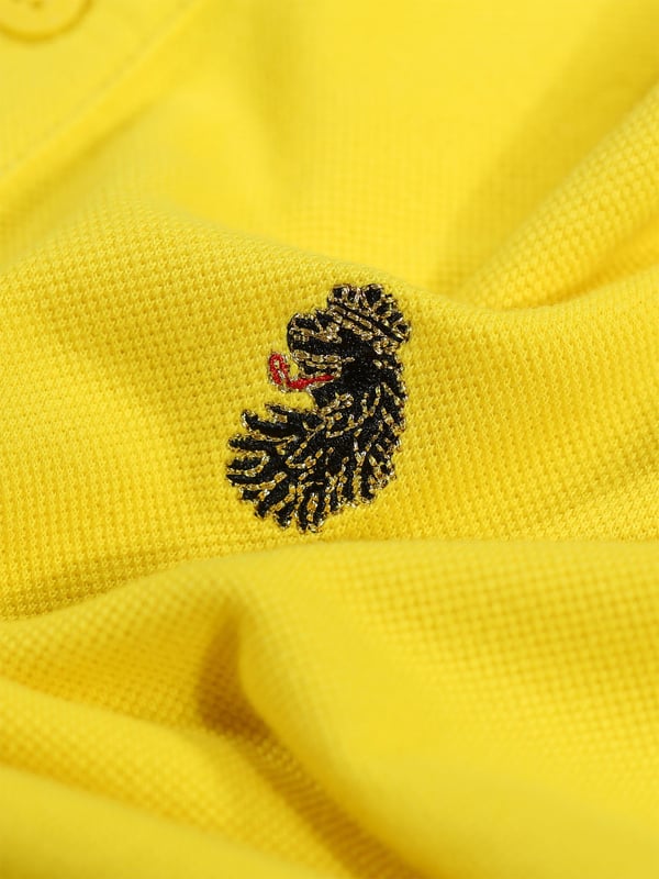 Complete your everyday look with this polo top from LUKE. Crafted from a luxury cotton pique, it's cut to a relaxed fit with a three button placket and features a soft rib collar and cuff. It is complete with the brand's iconic lion head embroidery on the left