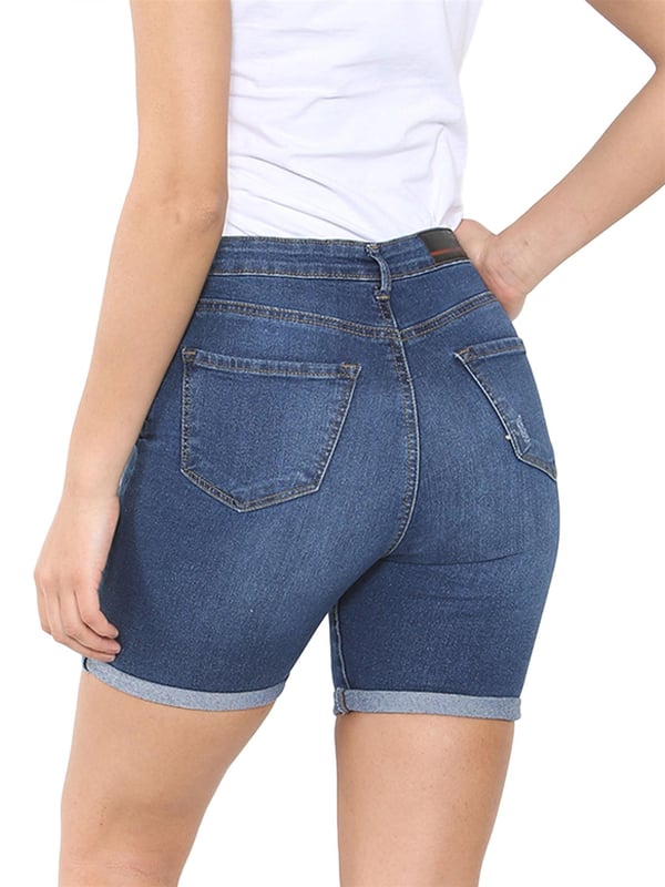 Jeans half pant for ladies hot sale