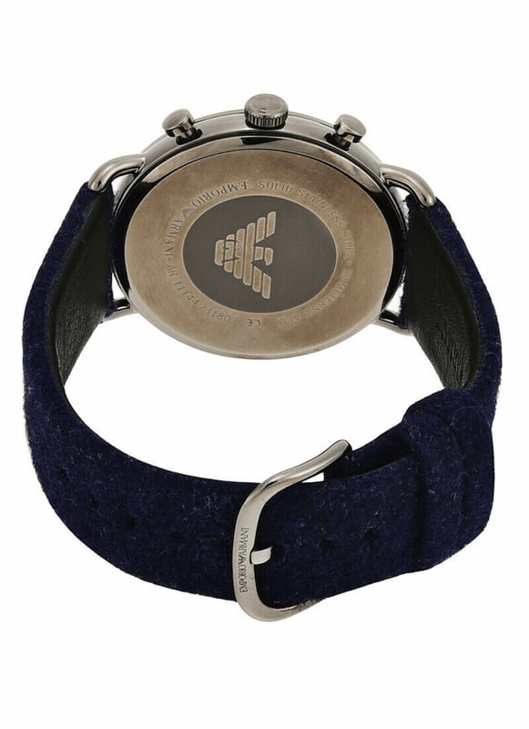 Emporio Armani AR11144 - Damenuhr Quarz aus Edelstahl• Material: Edelstahl• Glas: Mineral• Armband: Leder• Farbe: Silber• Wasserbeständigkeit: 50 m (5 ATM)• Gehäusegröße: 43 mm