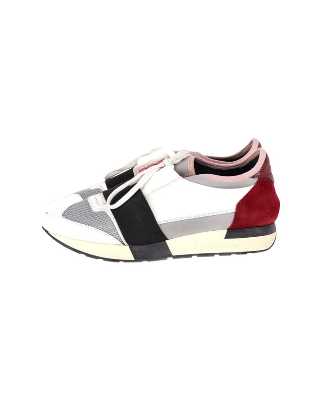 Balenciaga colorblock race top sneakers