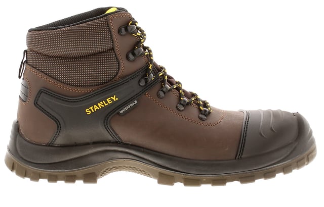 Stanley Mens Safety Boots Rchmond Leather Lace Up  Brown. Leather Upper. Synthetic Lining. Pu Sole. Footwear Boots.