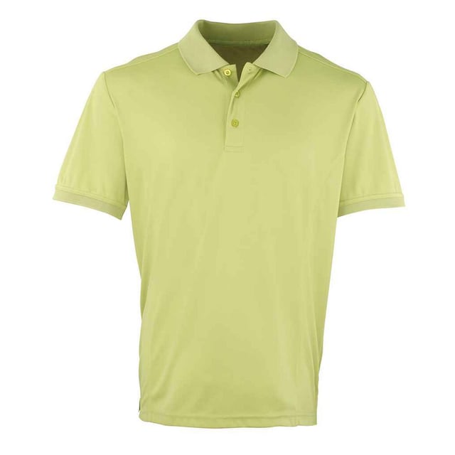 100% Polyester. Fabric: Micro Pique. Design: Plain. Neckline: Knitted, Ribbed Collar, Turn Down Collar. Cuff: Ribbed. Sleeve-Type: Short-Sleeved. Hem: Twin Needle Stitch. Fabric Technology: Coolchecker, Dye-Retention, Moisture Wicking, Quick Dry. 3 Button Placket, Easy-Care, Long Length, Panel Detail, Self-Coloured Buttons, Side Vents. 155gsm. Sustainability: REACH, Sedex, WRAP Certified.