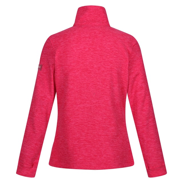 Material: Polyester. Fabric: Fleece, Marl. Design: Textured. 145gsm. Fabric Technology: Breathable, Durable. Sleeve-Type: Long-Sleeved. Neckline: Turn Down Collar. Pockets: 2 Side Pockets, Zip. Fastening: Full Zip. Sustainability: Made from Recycled Materials. 8 UK: 32 in. 10 UK: 34 in. 12 UK: 36 in. 14 UK: 38 in. 20 UK: 45 in. 18 UK: 43 in. 16 UK: 40 in.