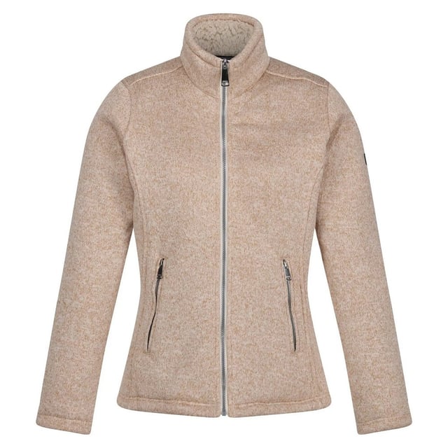 Material: 100% Polyester. Fabric: Bonded Fleece, Heavy Pile. Lining: Knit Effect. Design: Logo, Plain. Sleeve-Type: Long-Sleeved. Neckline: Standing Collar. Pockets: 2 Lower Pockets, Zip. Fastening: Full Zip.