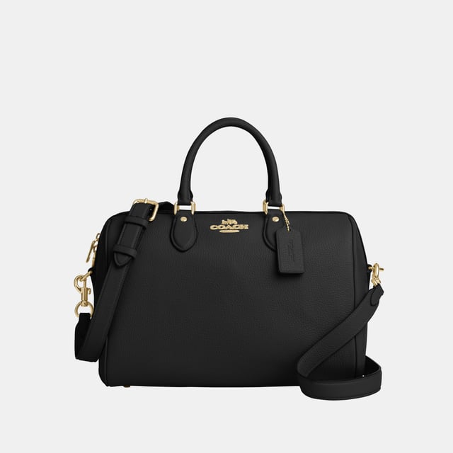 Rowan Large Satchel in Soft Pebbled Leather, Inside snap and zip pockets, Outside zip pocket,  Length: 30.00 cm,  Width: 17.50 cm,  Height: 21.00 cm