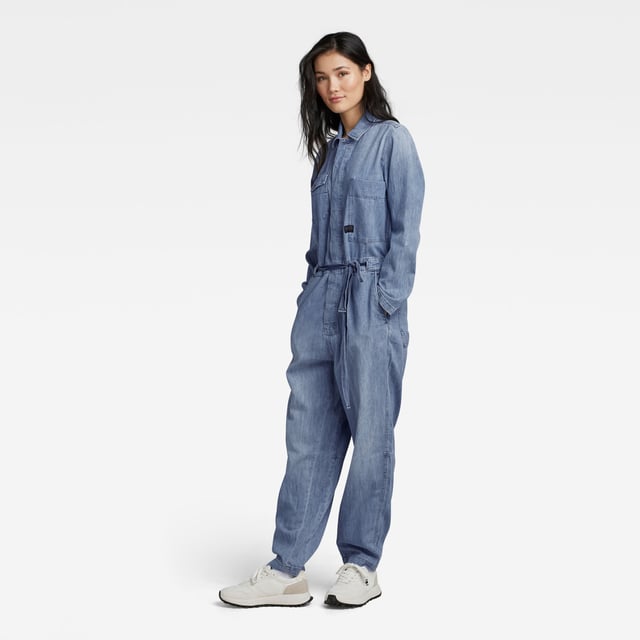 G star top raw denim jumpsuit