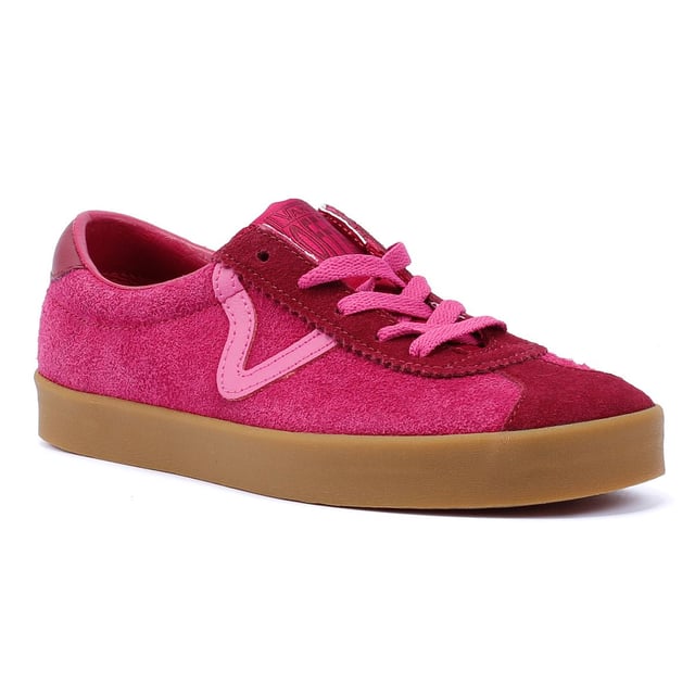 Ikonischer Low-Top-Court-Sneaker mit dem Heritage "V" Sidestripe-Logo. Das Obermaterial aus haarigem Wildleder bietet einen stützenden, gepolsterten Kragen und eine klassische Gummiwaffel-Laufsohle für optimalen Komfort und Traktion.