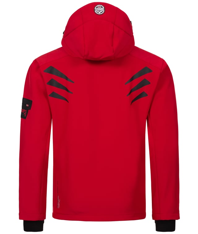 Angeboten wird eine warme Herren Softshell Jacke der Marke "Geographical Norway" mit Kapuze und wasserabweisendem Material Die Softshelljacke ist mit einem Regular Fit schnitt ausgestattet, bei diesem Schnitt kann sich der Körper unter dem Stoff frei bewegen, ohne dass der Stoff am Körper klebt. Das Obermaterial besteht aus einem hochwertigen Polyester-Material, dass sich Ideal für die Übergangszeit eignet.