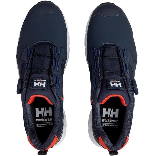 The Kensington low safety shoe features an open cell PU footbed that is lightweight, breathable and provides long lasting cushioning and moisture management. Its midsole combines EVA and eTPU for optimal support, stability and energy return.