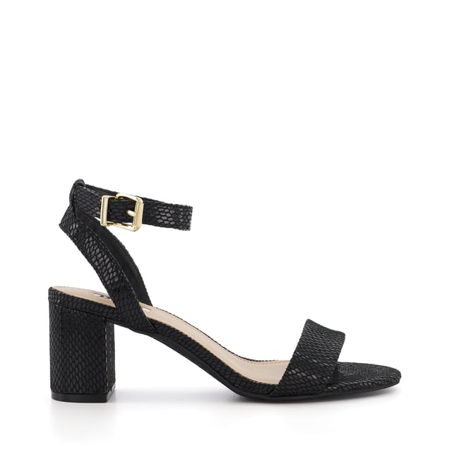 Dune Ladies Meye - Block Heel Sandals Meet your new wear-with-everything style. Comfortable and versatile, these sandals feature an adjustable ankle strap and rest on a block heel.