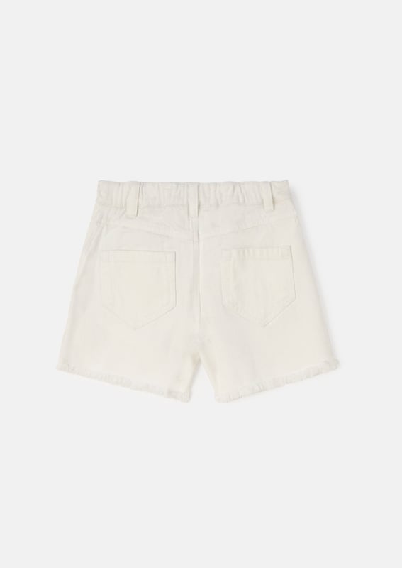 Blooming Beautiful Summer Shorts! With A Relaxed Fit. Pleat Detail Front. Ecru Hue And Pretty Floral Embroidery They'Re Just Waiting For You To Tuck In A Favourite Tee. About Me: 100% Cotton. Look After Me: Think Planet. Wash At 30C. Angel & Rocket Cares: I Am Made From Sustainable Cotton.
